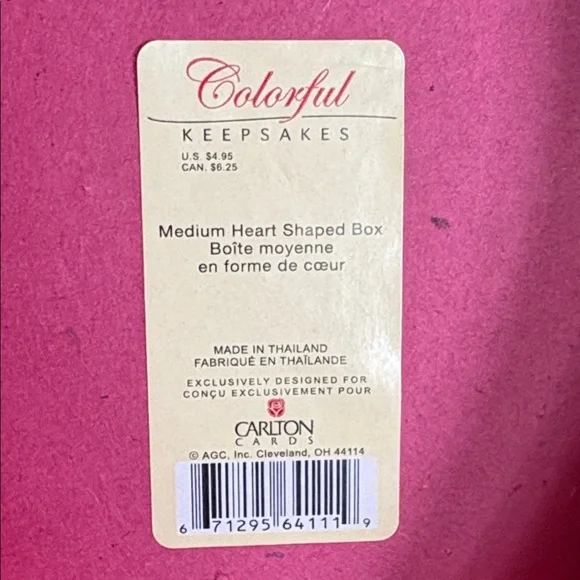 Set of 4 Pink Heart-Shaped Storage Boxes NWT Never Used - Picture 9 of 11